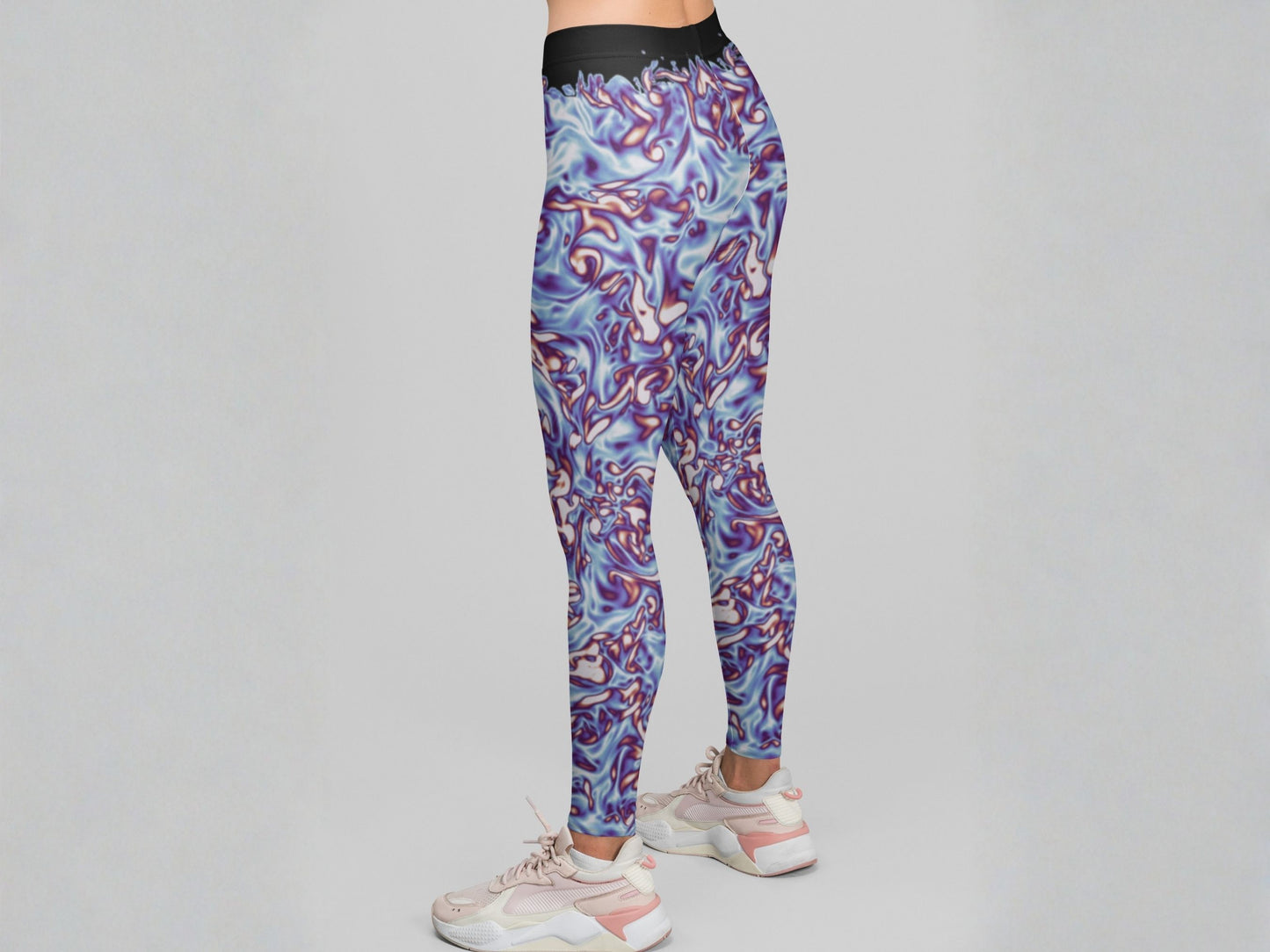 Vorticity Twilight Turbulence High Waisted Leggings