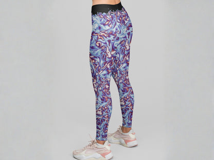 Vorticity Twilight Turbulence High Waisted Leggings
