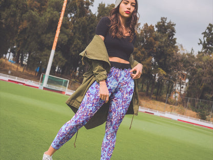 Vorticity Twilight Turbulence High Waisted Leggings