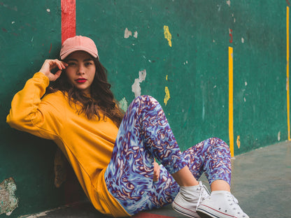 Vorticity Twilight Turbulence High Waisted Leggings