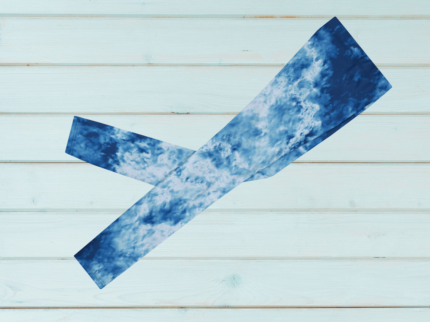 Tie Dye Light Blue Turbulence Men's Leggings