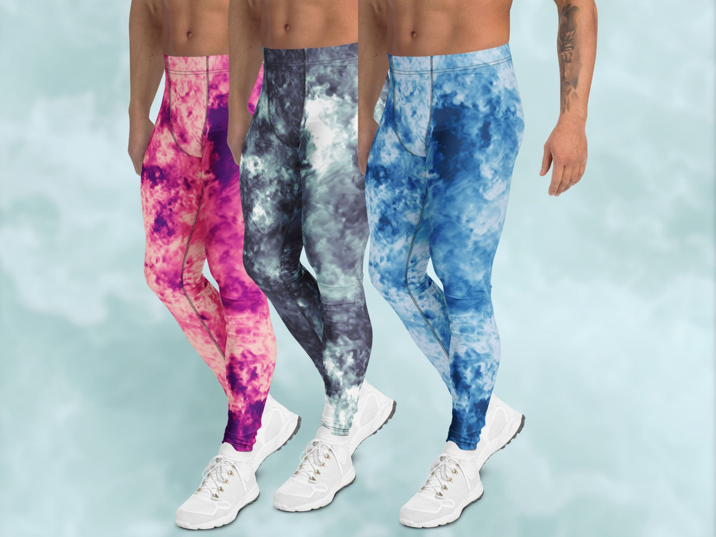 Tie Dye Classic Turbulence Men's Leggings