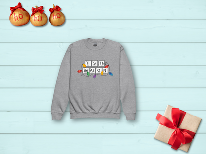 Periodic Table Family Matching Grey Holiday Sweatshirt
