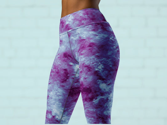 Tie Dye Galaxy Turbulence High Waisted Leggings
