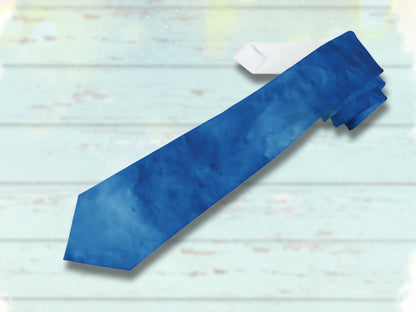 Tie Dye Turbulence Blue Tie