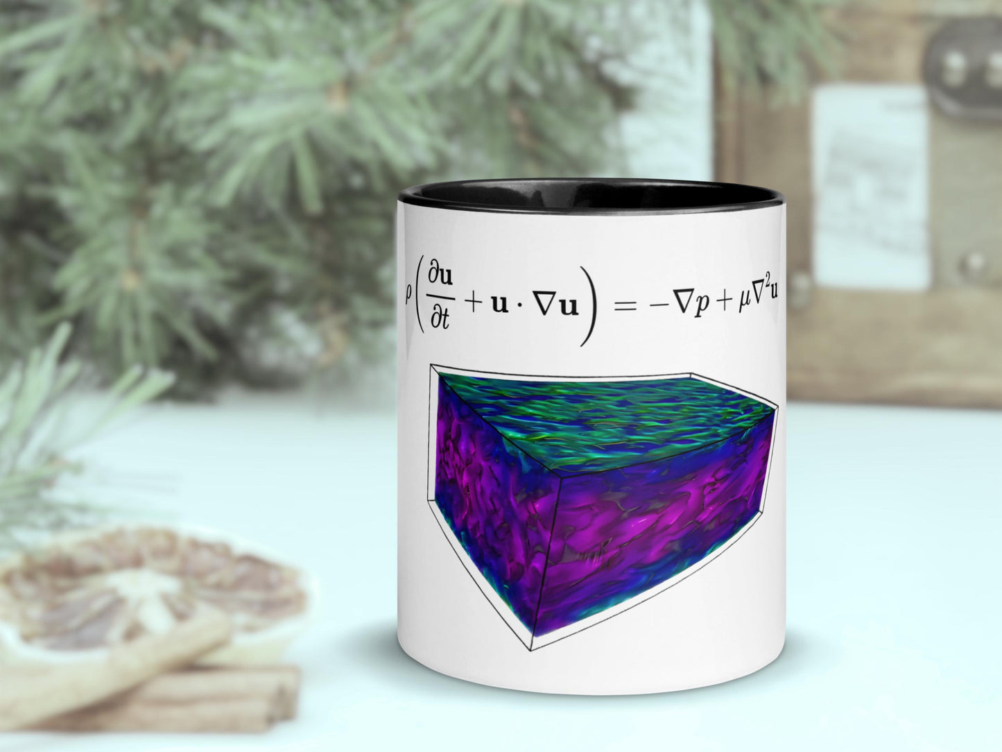 Navier–Stokes Flow Mug
