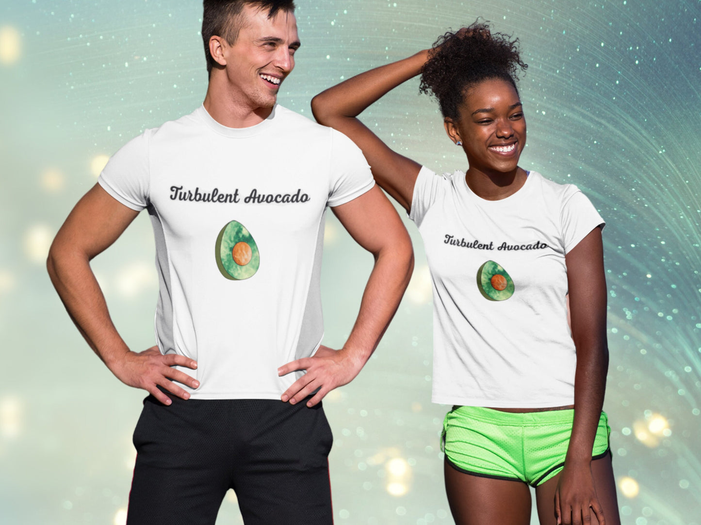 Turbulent Avocado - Nerdy T-Shirt