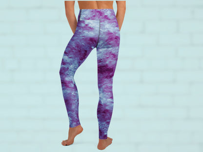 Tie Dye Galaxy Turbulence High Waisted Leggings