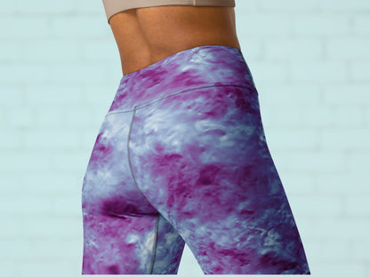 Tie Dye Galaxy Turbulence High Waisted Leggings