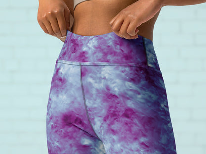 Tie Dye Galaxy Turbulence High Waisted Leggings