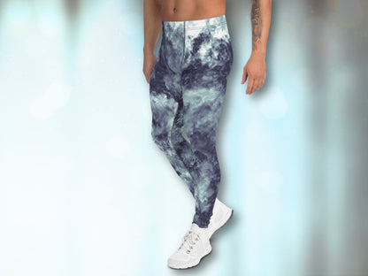 Turbulent Tie Dye Meggings, Leggings for Men, Under Garment Leggings