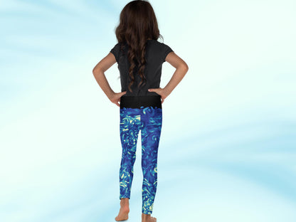 Kids Science Leggings – Soft, Stretchy, Colorful Pants for Active Play, Elastic Waistband, Fun Summer Outfit with Bold Print