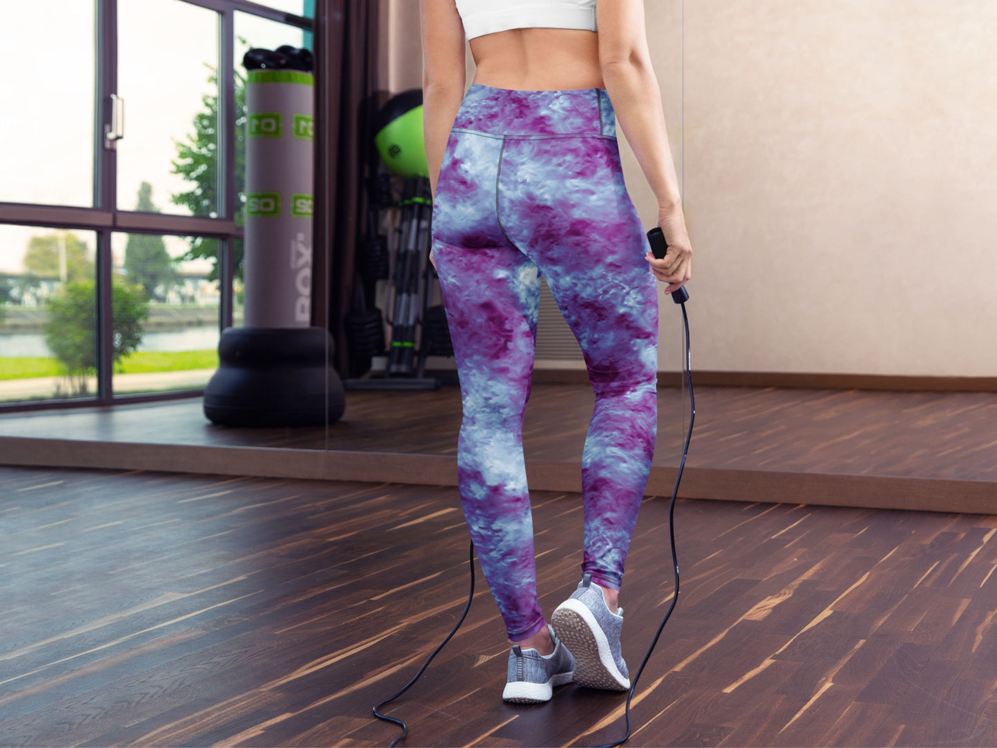 Tie Dye Galaxy Turbulence High Waisted Leggings