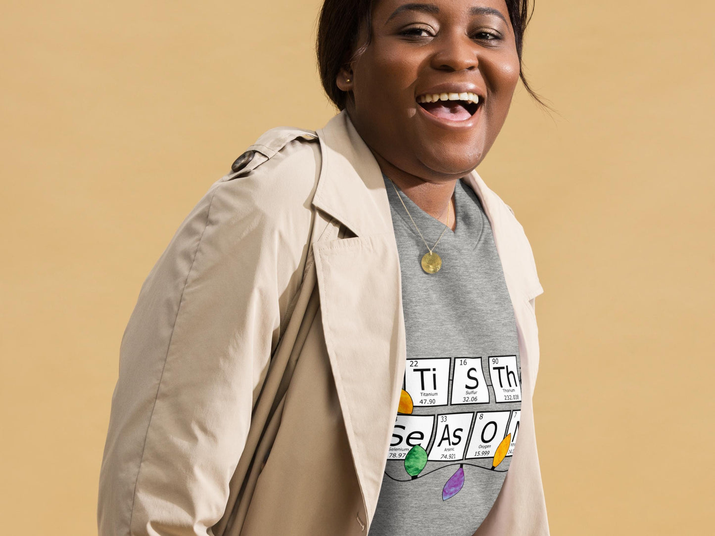 Periodic Table Holiday Sweatshirt for Adults