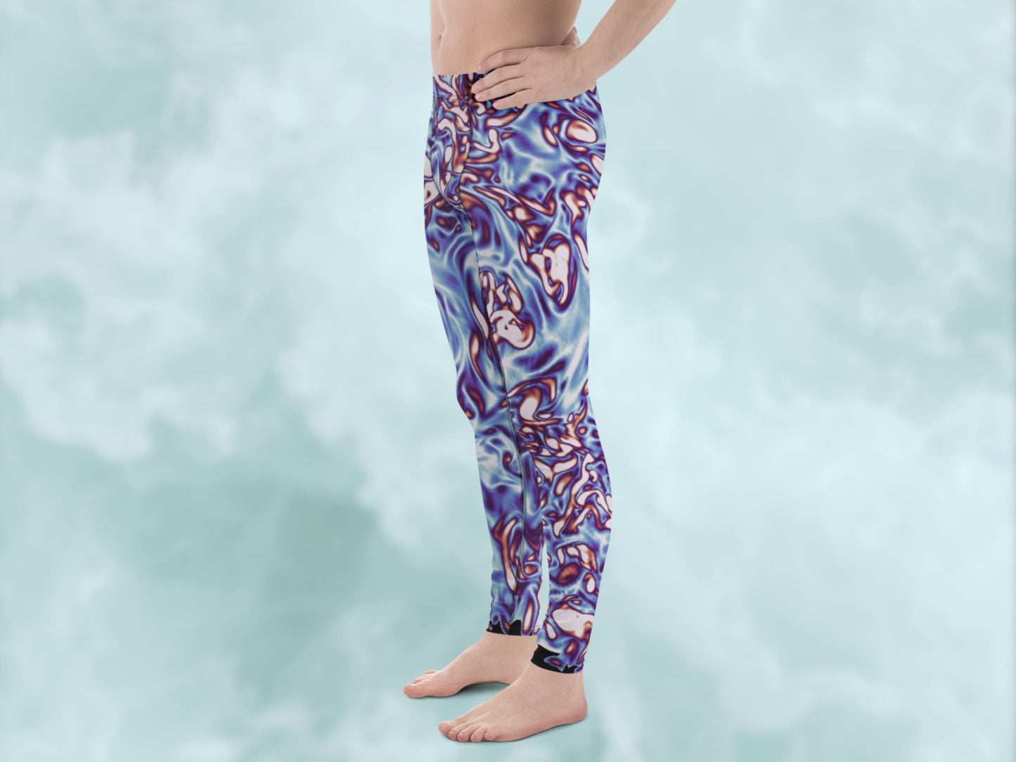 Vorticity Twilight Turbulence Men’s Leggings