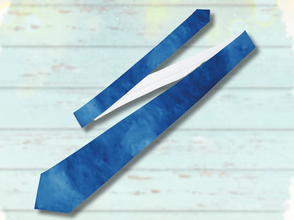 Tie Dye Turbulence Blue Tie