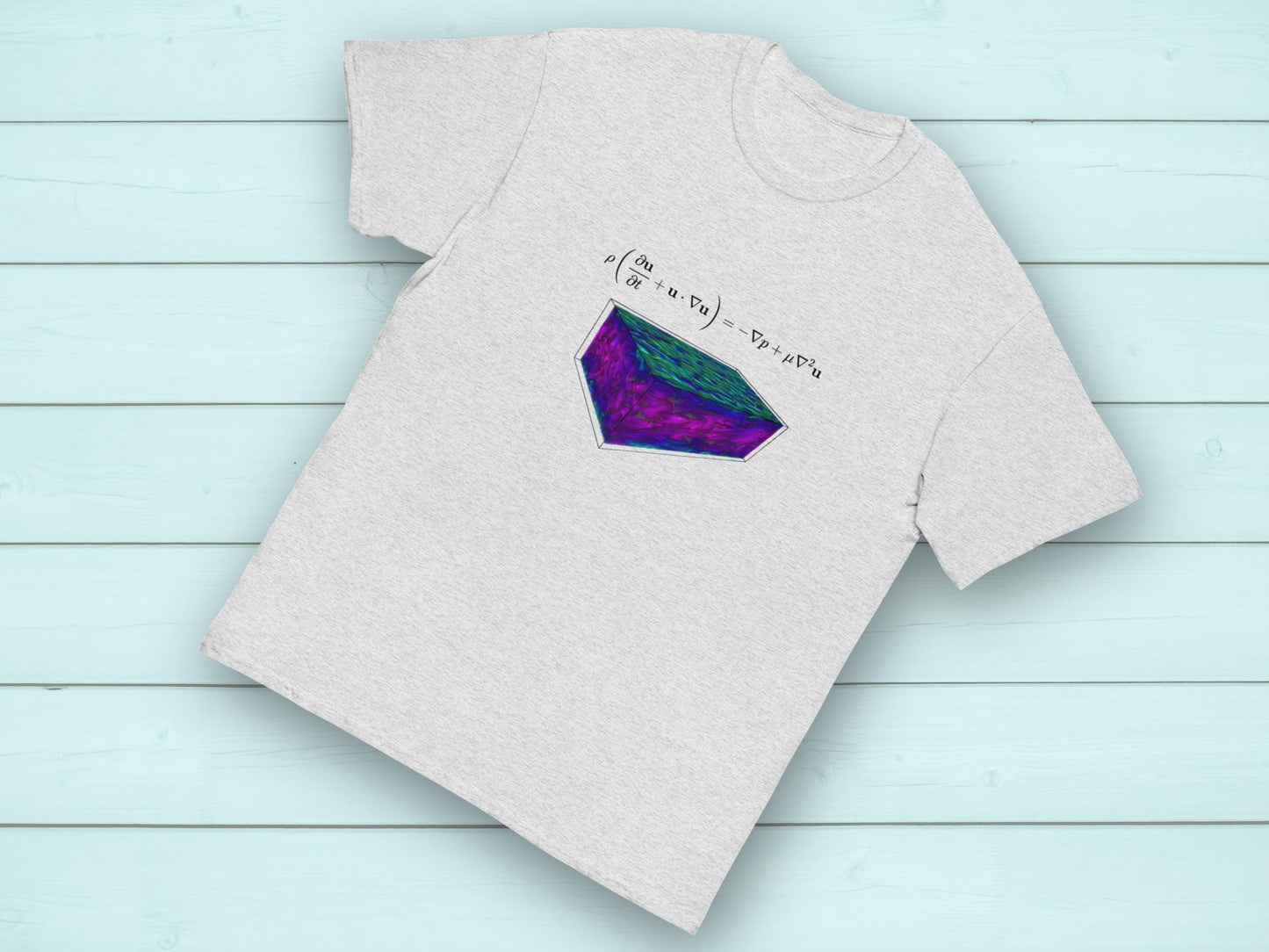 Navier-Stokes equation Mechanical Engineering Science Tee, Unisex Short-Sleeve Shirt, Geeky T-Shirt for Flow Physics Fluid Mechanics Lovers