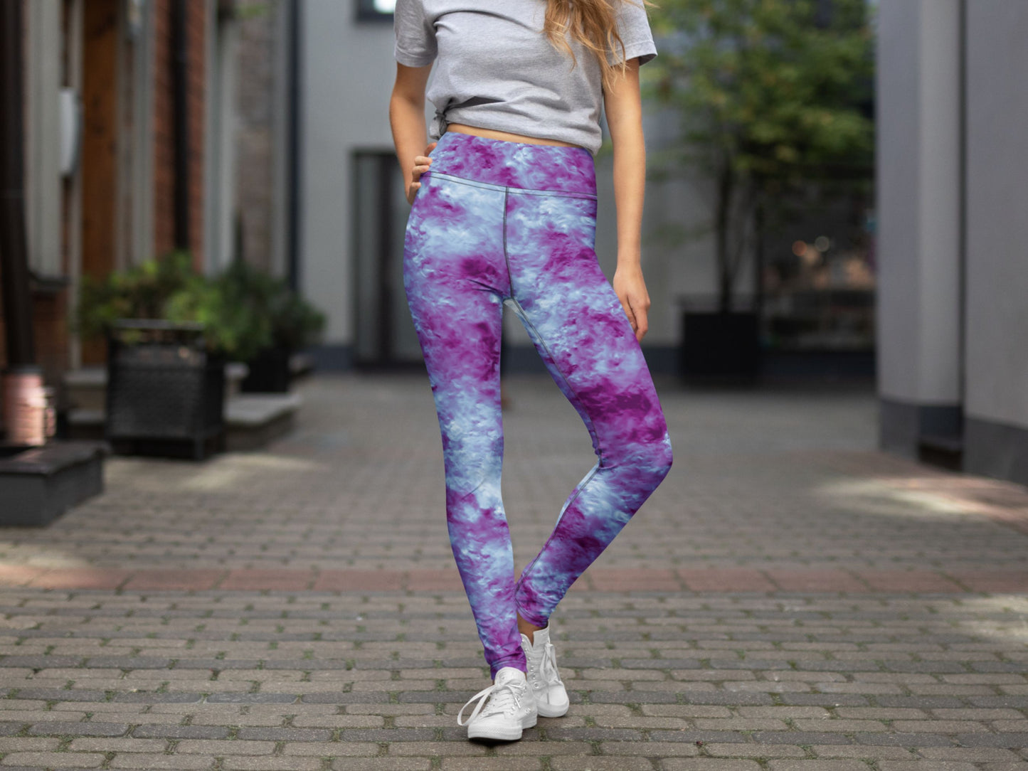 Tie Dye Galaxy Turbulence High Waisted Leggings