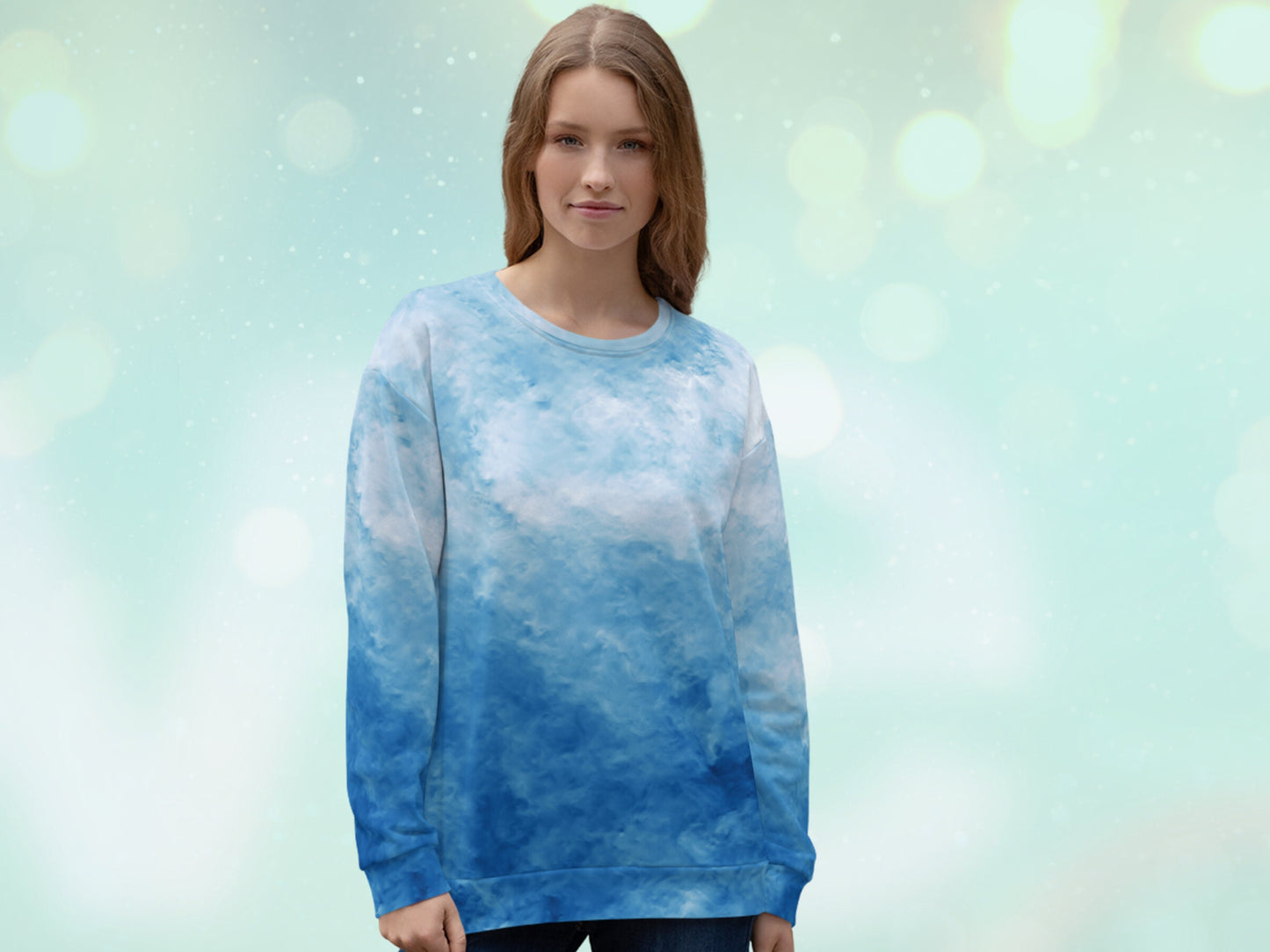 Ecofriendly Tie-Dye Turbulence Unisex Sweatshirt Pullover