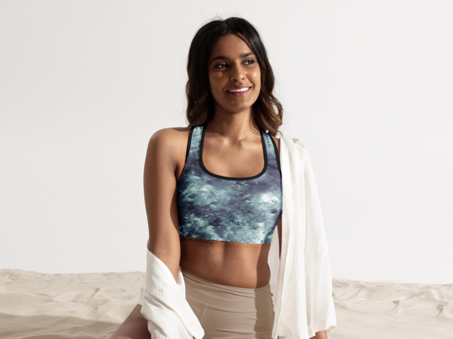 Turbulence Tie-Dye Yoga Set, High-Waist Leggings and Sports Bra