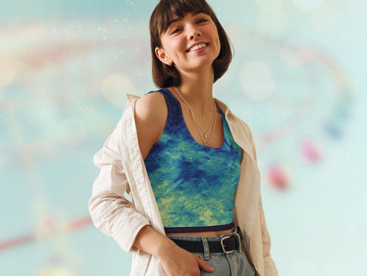 Turbulent Flow Crop Top