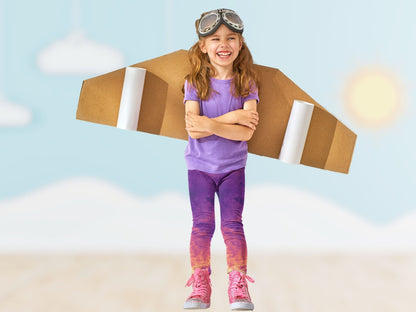 Vorticity Fire Turbulence High Waisted Leggings