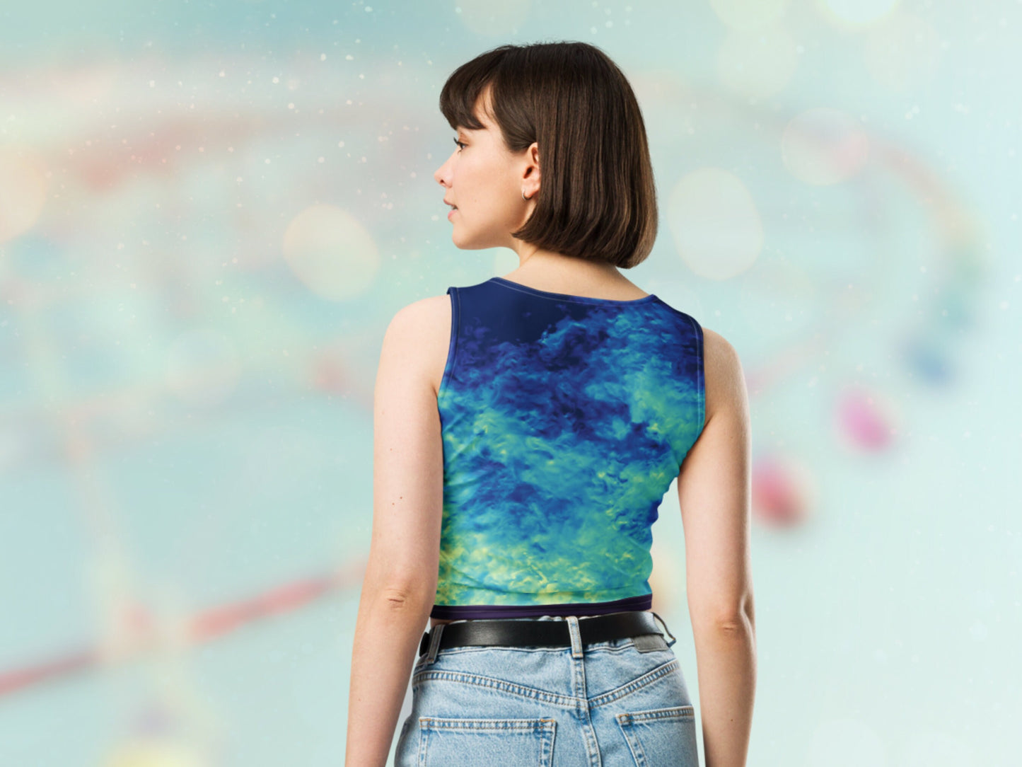 Turbulent Flow Crop Top