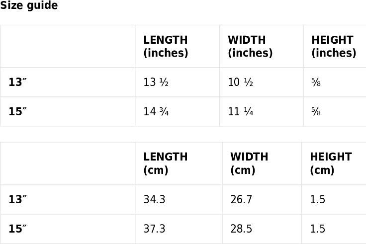 Turbulence Laptop Protector Cover Sleeve  for 13 and 15-inch Laptops