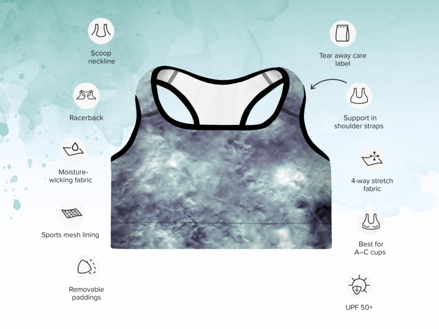 Turbulence Tie-Dye Yoga Set, High-Waist Leggings and Sports Bra