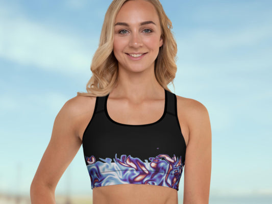 Vorticity Twilight Turbulence Padded Sports Bra