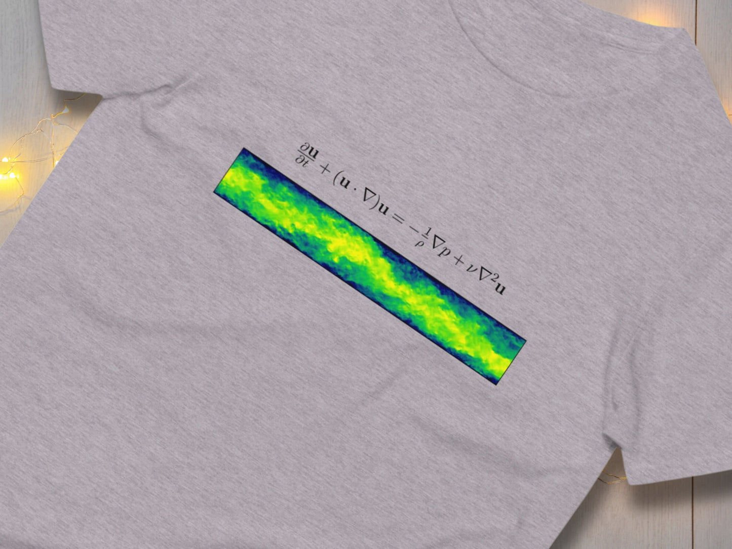 Navier-Stokes equation Unisex Short-Sleeve Shirt, Geeky T-Shirt for Flow Physics Fluid Mechanics Lovers, Mechanical Engineering  Science Tee