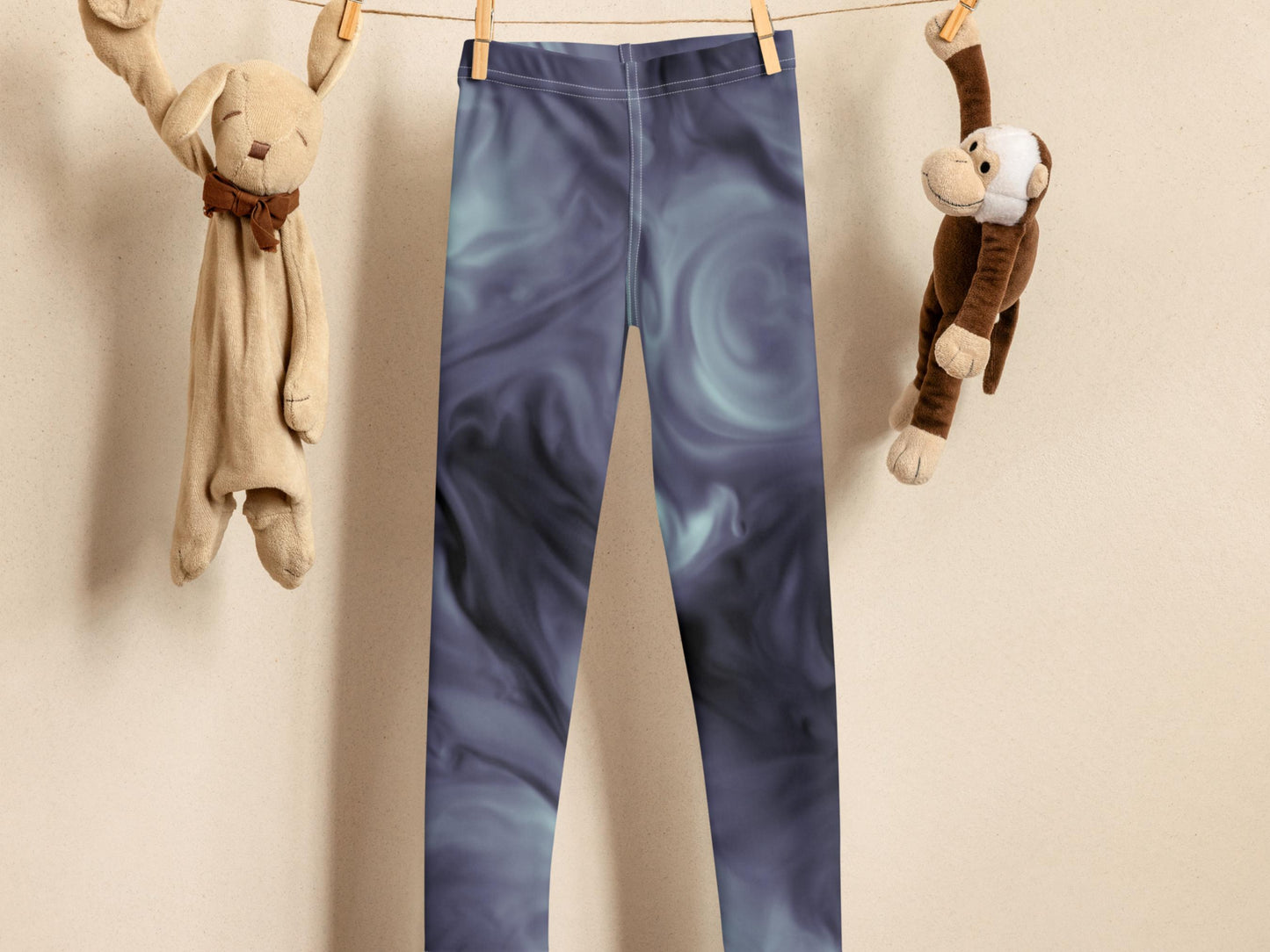 Science Turbulence Tie-Dye Kids Leggings
