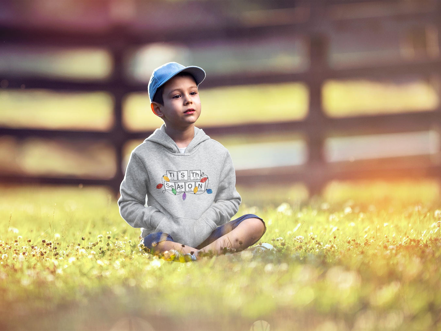 Periodic Table Holiday Sweatshirt for Kids