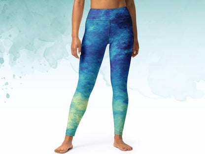 High-Waist Gradient Turbulence Workout Yoga Set