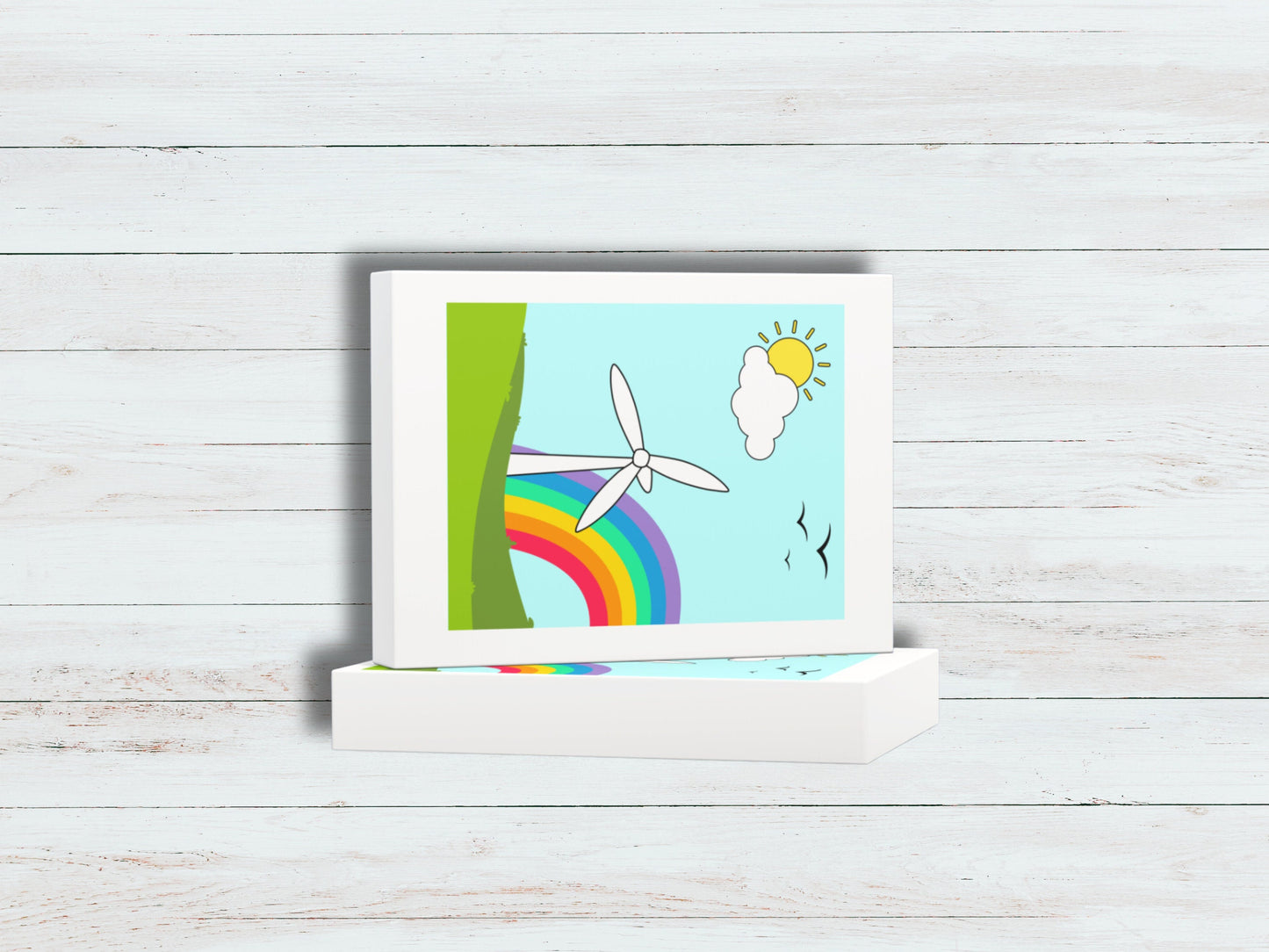 Wind Energy Puzzle for Children, Holiday Gift Idea for Toddlers, Large Pieces Puzzle for Young Kids, Montessori Christmas Gift for Kids.