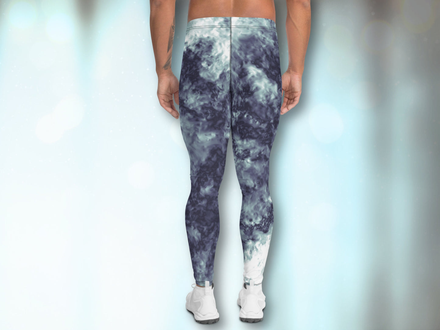 Turbulent Tie Dye Meggings, Leggings for Men, Under Garment Leggings