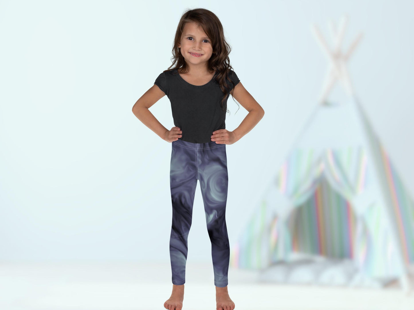 Science Turbulence Tie-Dye Kids Leggings