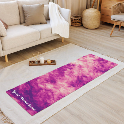 Customizable Antislip Turbulence Tie-Dye Exercise Yoga Mat