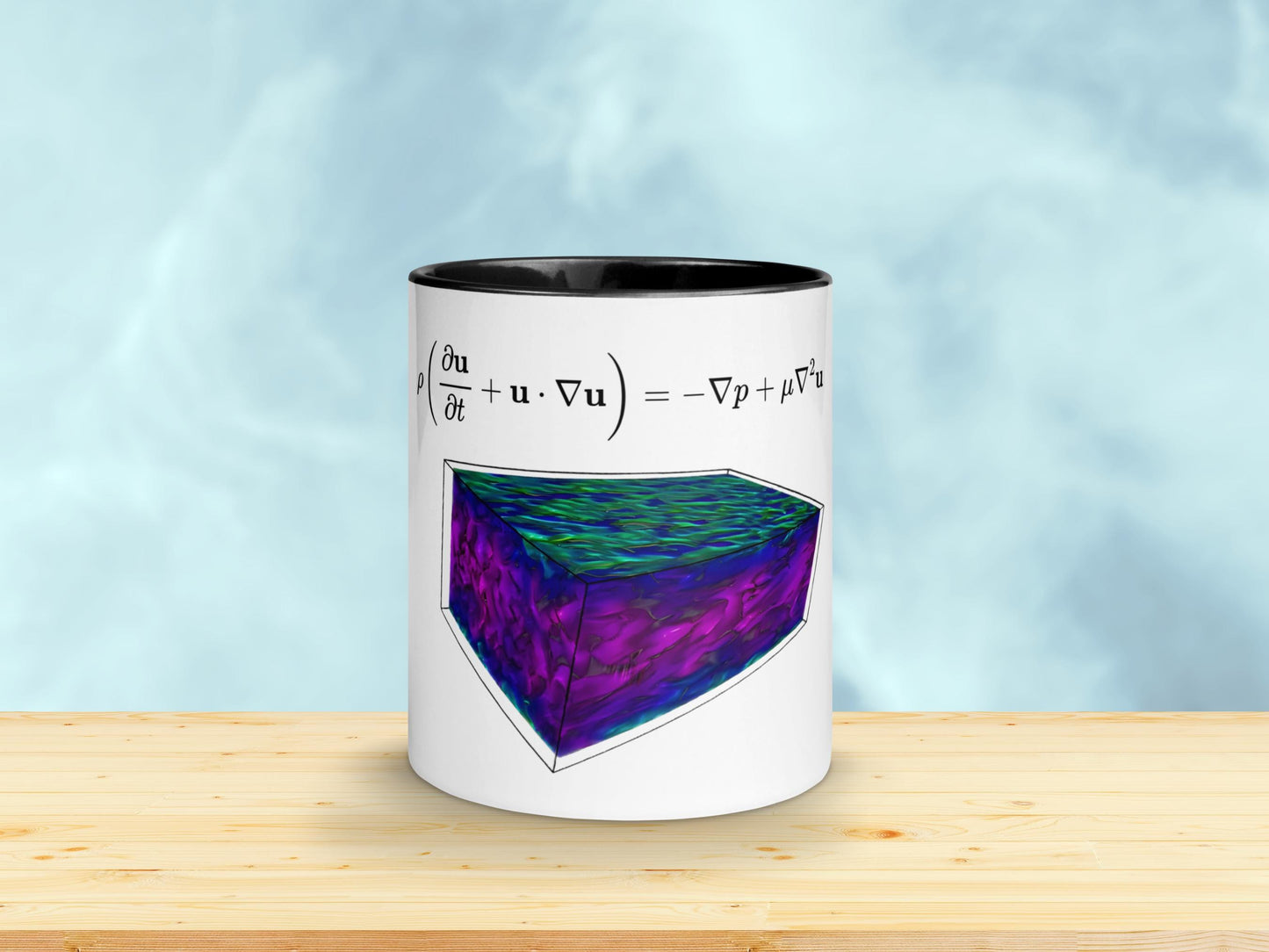 Navier–Stokes Flow Mug