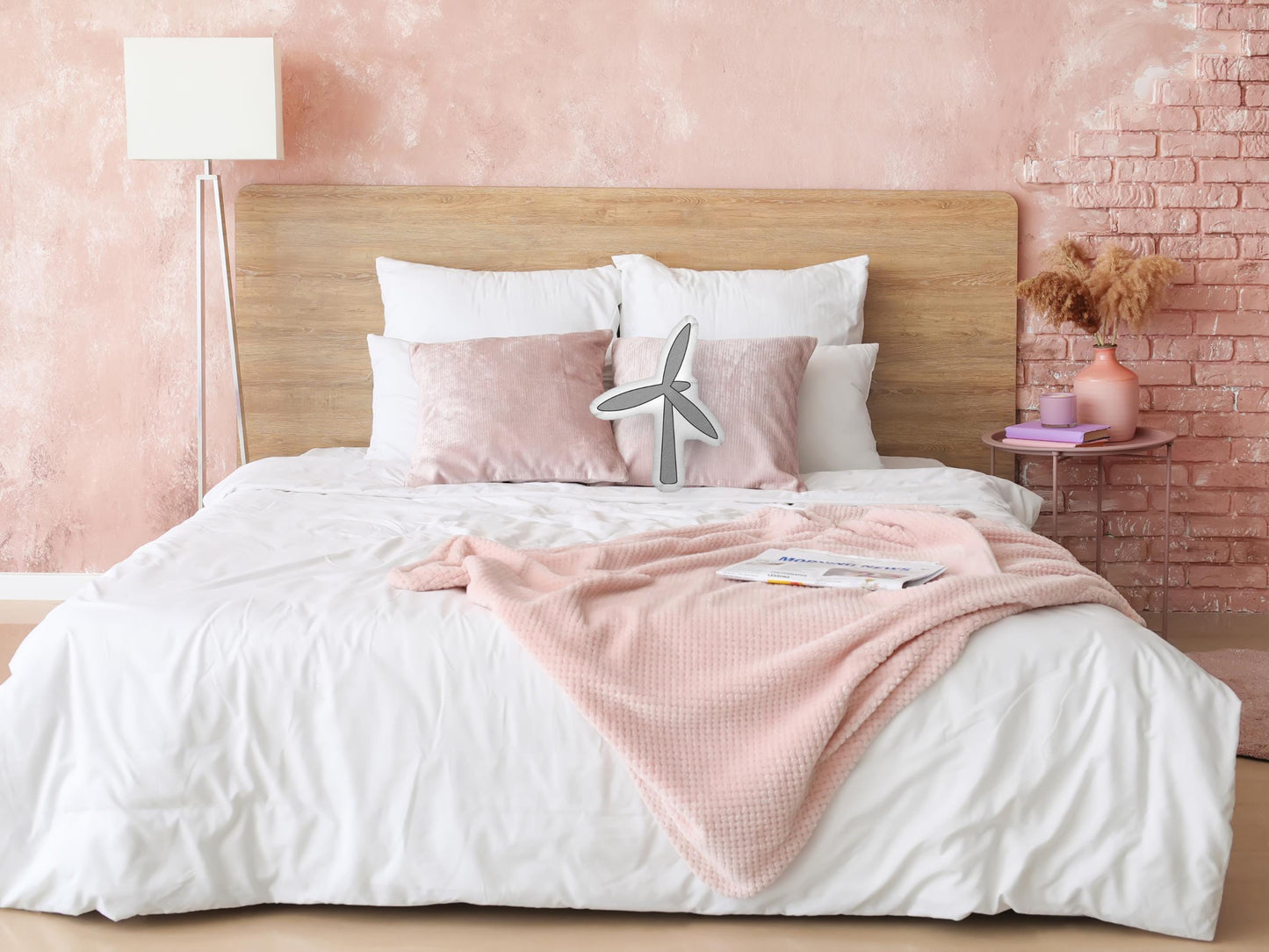 Wind Turbine Pillow - Science Pillows