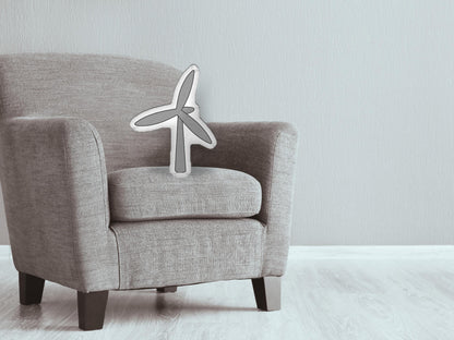 Wind Turbine Pillow - Science Pillows