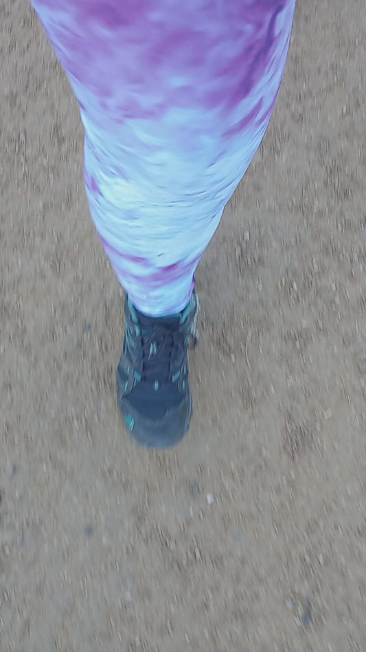 High Waist Yoga Tie-Dye Turbulence Leggings